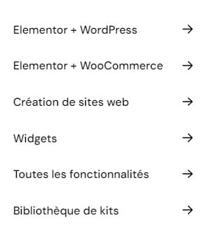 Fonctionnalités Clés de Elementor wordpress