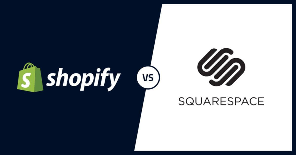 Squarespace avis vs Shopify